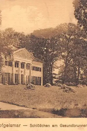 Oferta limitowana Duitsland Hofgeismar Schloss am Gesundbrunnen Hessen 1917 Kasteel Deutschland Europa HC58891