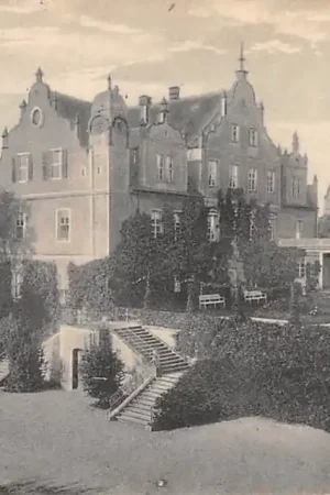 Duitsland Schloss Grosszschocher bei Leipzig 1918 Kasteel Deutschland Europa HC58889 Wysoka jakość