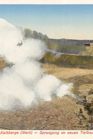 Kup teraz Duitsland Kalkberge Mark Sprengung im neuen Tiefbau 1930 Mijnbouw Deutschland Europa HC58848