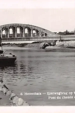 Tani België Herenthals Ijzerwegbrug op het Albert Kanaal Spoorburg 1939 Pont du chemin de fer Spoorwegen Europa HC58765
