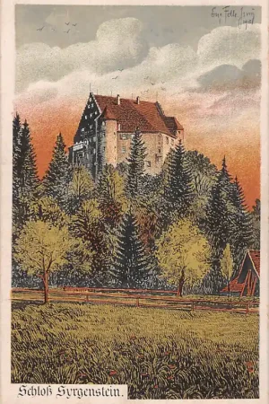 Duitsland Schloss Syrgensein bei Heimenkirch Linday Bodensee 1919 Kasteel Deutschland Europa HC58724 Zamów teraz