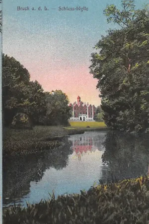 Oostenrijk Burg Bruck a.d. L. Schloss - Idylle Kasteel Österreich Austria Europa HC58662 Wysoka jakość