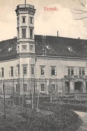 Tsjechië Schloss Dolní Be\\u0159kovice Unter-Be\\u0159kovice Okres M\\u011blník 1914 Kasteel \\u010cesko Europa HC58660 Nowość