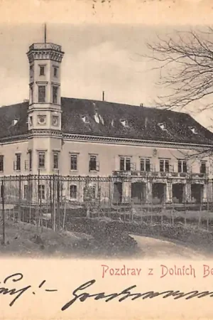 Wyprzedaż Tsjechië Zamek Schloss Dolní Be\\u0159kovice Unter-Be\\u0159kovice Okres M\\u011blník 1899 Kasteel \\u010cesko Europa HC58659