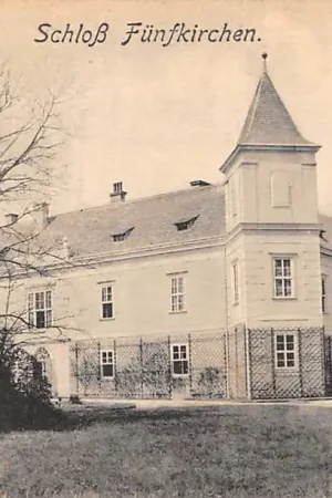Darmowa dostawa Oostenrijk Schloss Fünfkirchen Schloss Steinebrunn Drasenhofen Mistelbach 1929 Kasteel Austria Österreich Europa HC58651
