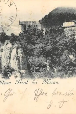 Italië Merano Maia Alta Tirol Schloss Tirol bei Meran 1898 Kasteel Italia Europa HC58625 Niska cena