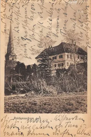 Duitsland Schloss Reichensachsen Landkreis Werra-Meißner-Kreis 1920 Kasteel Deutschland Europa HC58603 Rabat