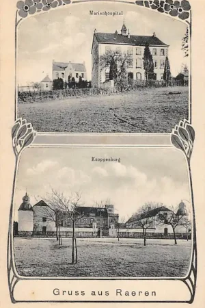 Kup teraz België Raeren (Provincie Luik) Kasteel Schloss Knoppenburg und Marienhospital Europa HC58599