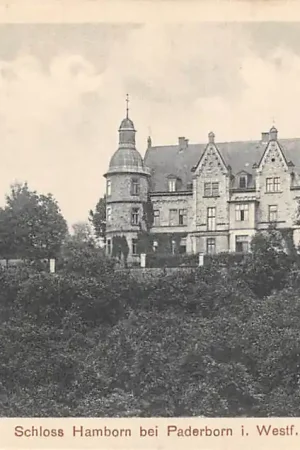 Duitsland Schloss Hamborn bei Paderborn i. Westfalen Kasteel Deutschland Europa HC58547 Bezpieczna płatność