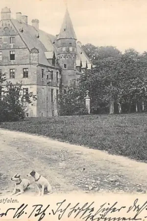 Duitsland Schloss Havixbeck Kreis Coesfeld 1900 Kasteel Deutschland Europa HC58546 Najlepsza cena
