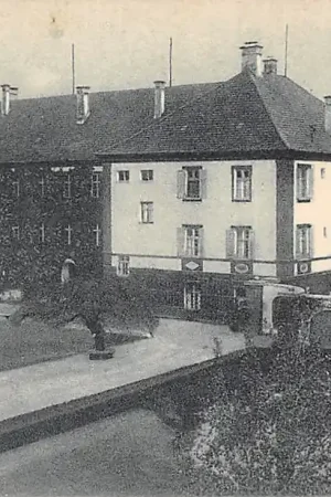 Wysoka jakość Duitsland Schloss Schönburg Oberwesel Rhein-Hunsrück in Rijnland-Palts 1926 Kasteel Deutschland Europa HC58535