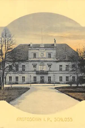 Oryginalny Duitsland Krotoschin i. P. Schloss Polen Krotoszyn Powiat Krotoszy\\u0144ski in der Woiwodschaft Großpolen 1900 Kasteel Deutschland Polen HC58530