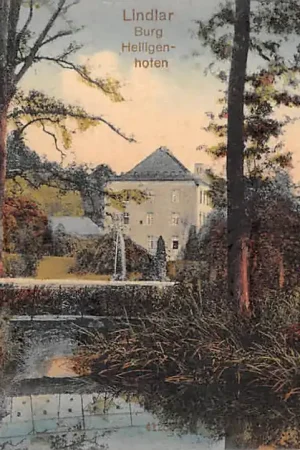 Najlepsza cena Duitsland Lindlar Burg Heiligenhofen Schloss Oberbergischer Kreis 1913 Kasteel Deutschland Europa HC58529