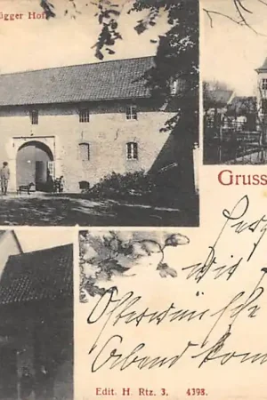 Popularny Duitsland Zweibrüggen 1911 Schloss Restauration Wilh. Halt Zweibrügger Hof Übach-Palenberg Kasteel Deutschland Europa HC58526