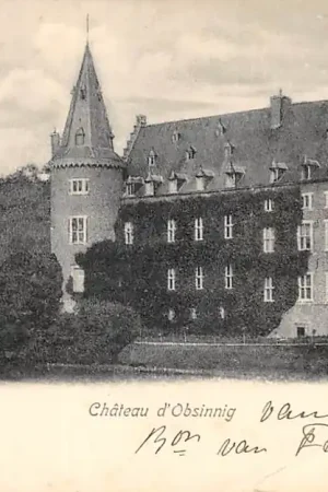 Darmowa dostawa België Remersdaal Kasteel d'Obsinnig 1904 Remersdael Chateau d'Obsinnig Limburg Voerstreek Europa HC58525