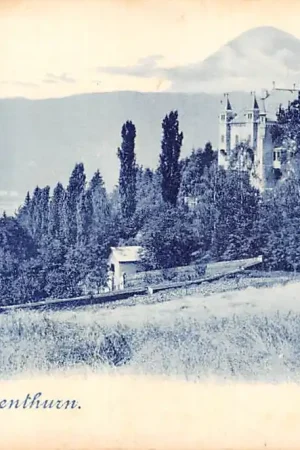 Autentyczny Oostenrijk Freijenthurn Schloss 1900 Kasteel Österreich Austria Europa HC58484