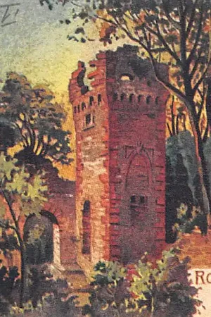 Duitsland Rodenstein Odenwald Schloss 1905 Fränkisch-Crumbach Odenwaldkreis (Zuid-Hessen) Kasteel Deutschland Europa HC58469 Darmowa dostawa