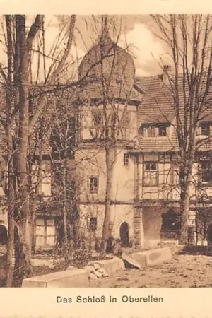 Duitsland Das Schloss in Oberellen Eisenach Kasteel Deutschland Europa HC58414 Tani