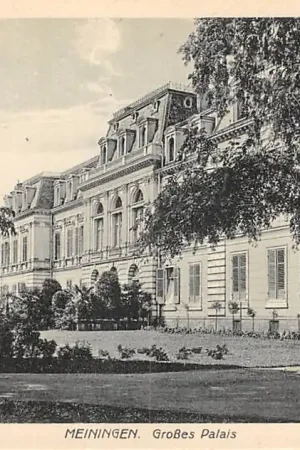 Popularny Meiningen Grosses Palais Schloss Kasteel Thüringen Deutschland Europa HC58412