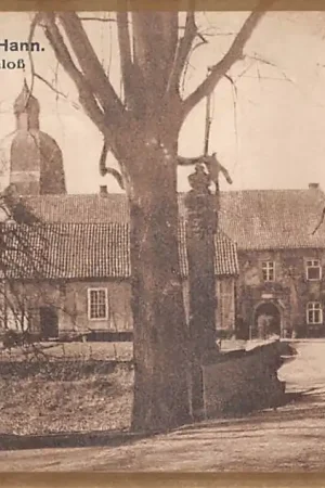 Wysoka jakość Duitsland Schloss Fürstenau i. Hann Kasteel Deutschland Europa HC58382