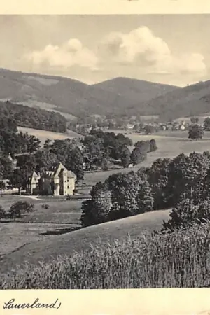 Duitsland Haus Wenne b. Eslohe Hochsauerland 1936 Schloss Kasteel Deutschland Europa HC58360 Zamów teraz