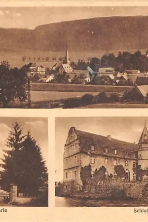 Oferta limitowana Duitsland Kirche und Vicarie Schloss Borlinghausen bei Bonenburg Warburg 1926 Kasteel Deutschland Europa HC58357