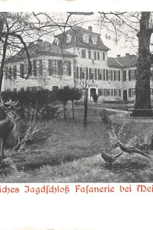 Duitsland Herzogliches Jagd schloss Fafanerie bei Meiningen 1900 Kasteel Deutschland Europa HC58327 Ostatnia szansa