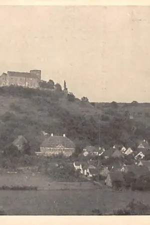 Duitsland Gamburg Totalansicht Burghof Schloss Kasteel Werbach Deutschland Europa HC58324 Bezpieczna płatność