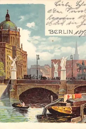 Tylko dziś Duitsland Berlin Schlossbrucke 1898 Kasteel Deutschland Europa HC58316