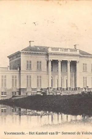 België Voormezeele Het Kasteel van B Surmont de Volsberghe 1905 Ieper Europa HC58292 Wysoka jakość