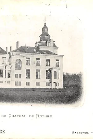 Zwrot pieniędzy België Rotem Vue du Chateau de Rothem Kasteel Ommerstein Limburg Europa 1909 Europa HC58282