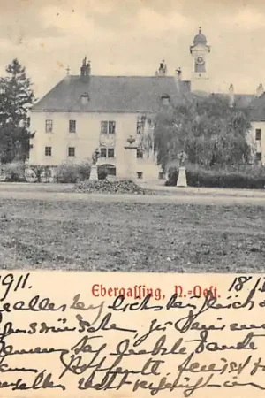 Oostenrijk Ebergassung N.-Oest. 1911 Schloss Österreich Austria Europa HC58254 Ekspresowa dostawa