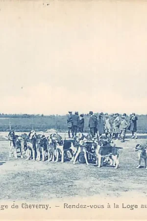 Frankrijk En Sologne Equipage de Cheverny Rendez-vous a la Loge aux Ceris France Europa Paard Herten Jacht Honden HC58234 Ostatnia szansa