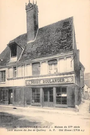 Rabat Frankrijk Moontoire (L.et-C.) Maison de XVe siecle (dite Maison de Jeu de Quilles) Moisy Boulanger Bakkerij France Europa HC58233