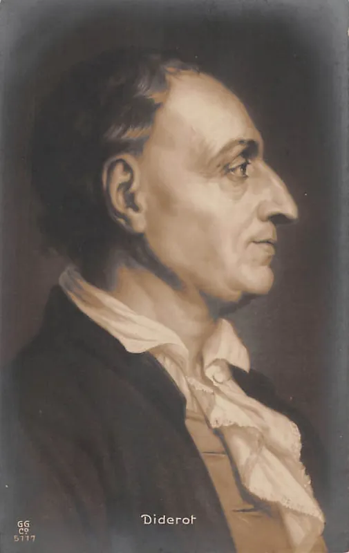 Autentyczny Frankrijk Diderot Auteur Filosoof France Europa HC57717