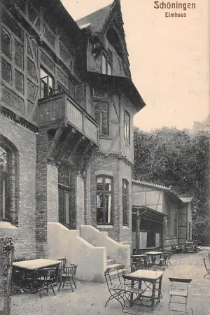 Duitsland Elmhaus Schöningen Deutschland EuropA Reclame Restaurant De Zon Singel 449 bij de Munt Menukaart HC57147 Bezpieczna płatność