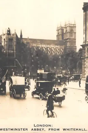 Engeland London Westminster Abbey From Whitehall Auto Type fotokaart England Europa HC56802 Tani