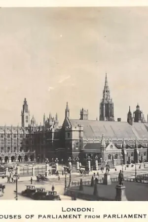 Engeland London The Houses of Parliament from Parliament Square Big Ben Type fotokaart England Europa HC56801 Popularny