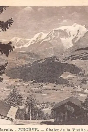 Frankrijk Megève Chalet de la Vieille et le Mont-Blanc Bonneville Haute-Savoie France Europa HC56791 Rabat