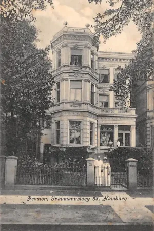 Duitsland Hamburg Pension Graumannsweg 68 in 1909 Deutschland Europa HC56644 Szybka dostawa