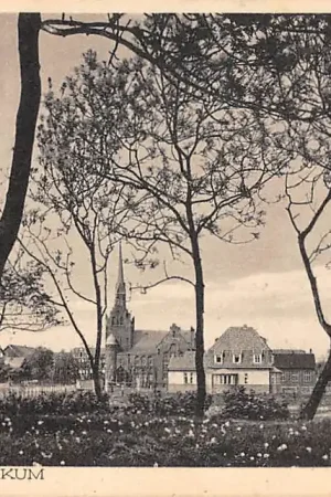 Duitsland Borkum Nordseebad Blick auf das Dorf Deutschland Europa HC56537 Kup teraz