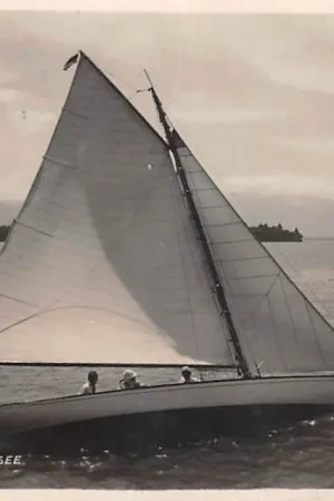 Zwitserland Segeljacht am Bodensee 1930 Bregenz Schweiz Switzerland Europa HC56524 Wyprzedaż