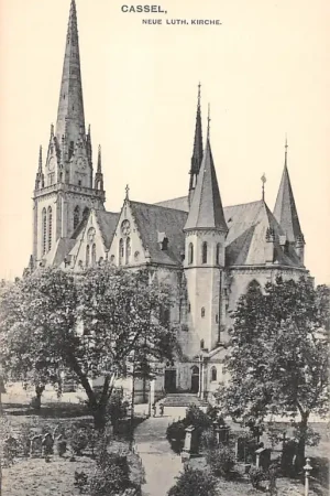 Duitsland Cassel Neue Luth. Kirche Friedhof Deutschland Europa HC56518 Zwrot pieniędzy
