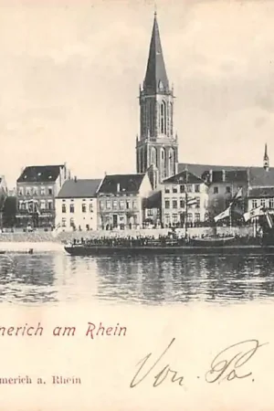 Oferta Duitsland Feest in Emmerich am Rhein 1900 Schepen Scheepvaart Deutschland Europa HC56457