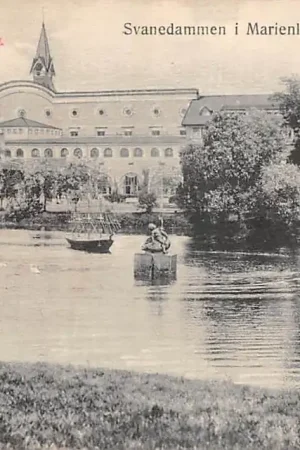Denemarken Svanedammen i Marienlyst Park Danmark Europa HC56742 Tylko dziś