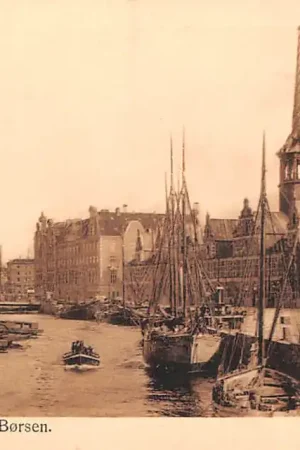 Denemarken Kobenhavn Ved Borsen Schepen Scheepvaart Danmark Europa HC56667 Darmowa dostawa