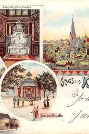 Tylko dziś Duitsland Gruss aus Kevelaer Litho 1901 Deutschland Europa HC56356