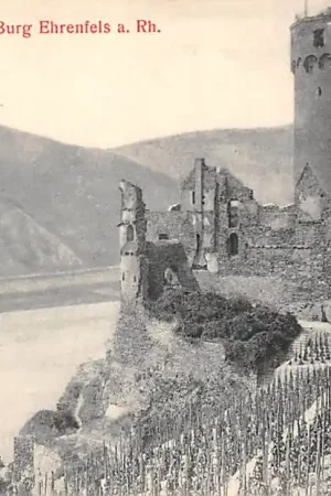 Duitsland Stadtilm Burg Ehrenfels a. Rhein Kasteel Deutschland Europa HC56118 Tani