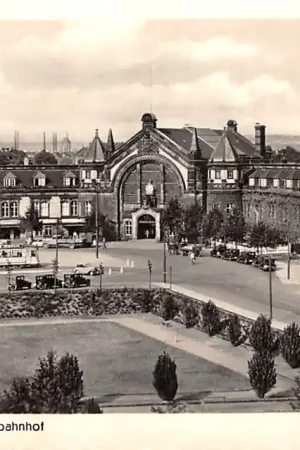 Osnabrück Partie am Haupt bahnhof Spoorwegen Station Deutschland Europa HC56444 Premium