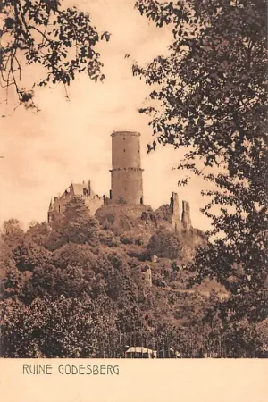 Oferta limitowana Duitsland Ruïne Godesberg 1904 Kasteel Bad Godesberg Bonn Deutschland Europa HC56114